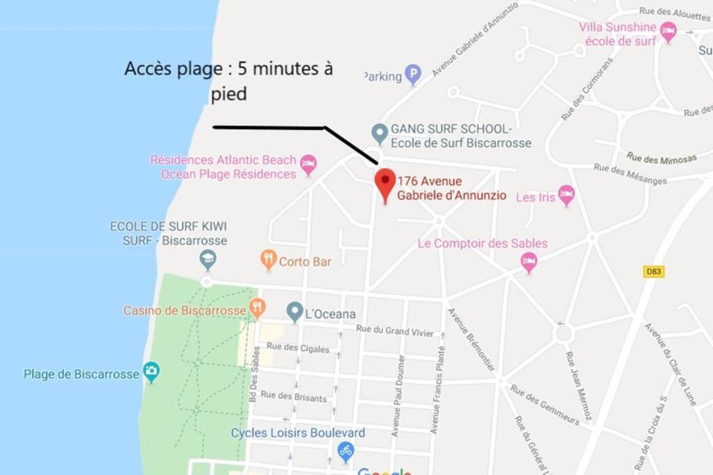Maison 4 A 5 Personnes Au Pied Des Plages Biscarrosse Ngoại thất bức ảnh
